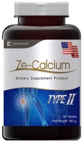 Ze-Calcium TYPE II ซีแคลเซียม ไทฟ์ทู 90เม็ด 